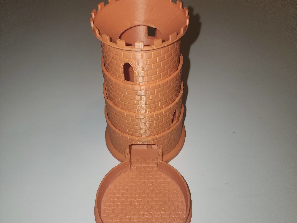 Torre de dados impresa en 3D